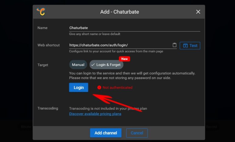 Desktop app | Chaturbate channel - Streamster Knowledge Base