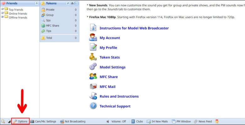 Desktop app | MyFreeCams channel - Streamster Knowledge Base