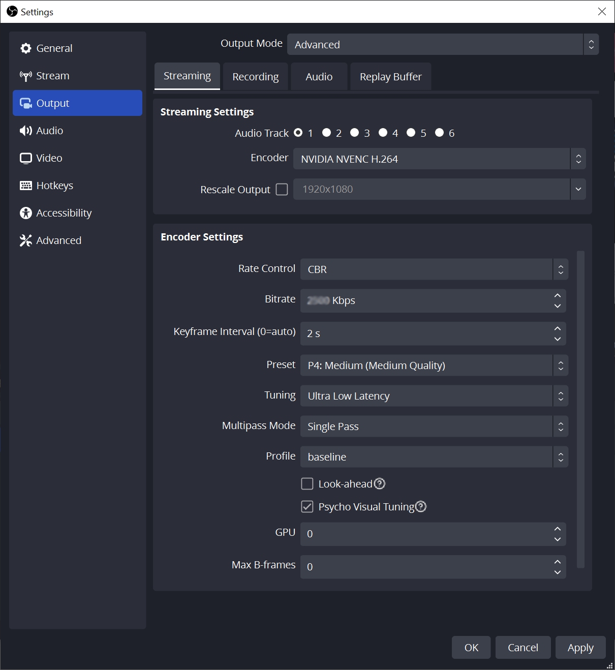 Required Encoder Settings for OBS Streamster Knowledge Base