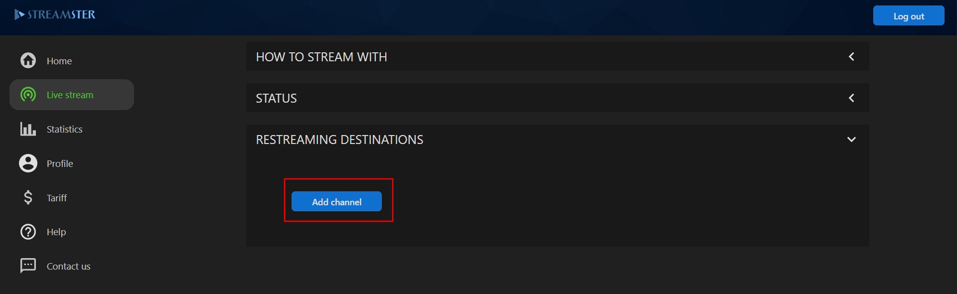 Starting Your Stream with Mobile Device - Streamster Knowledge Base